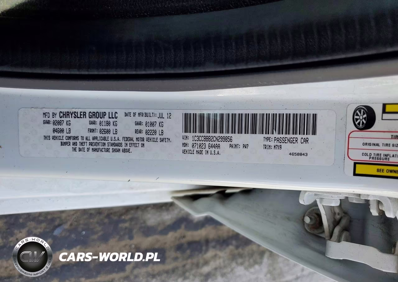 2012 Chrysler 200 Touring VIN:1C3CCBBB2CN299856 - 12