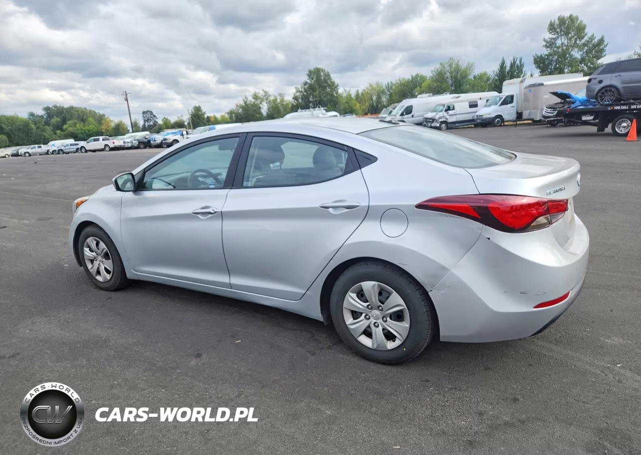 2016 Hyundai Elantra Se VIN:5NPDH4AE3GH701950 - 2