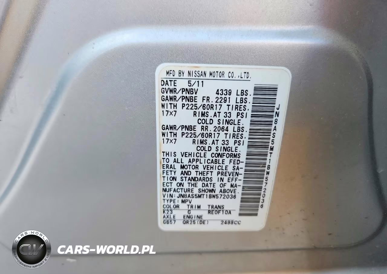2011 Nissan Rogue S VIN:JN8AS5MT1BW572036 - 13