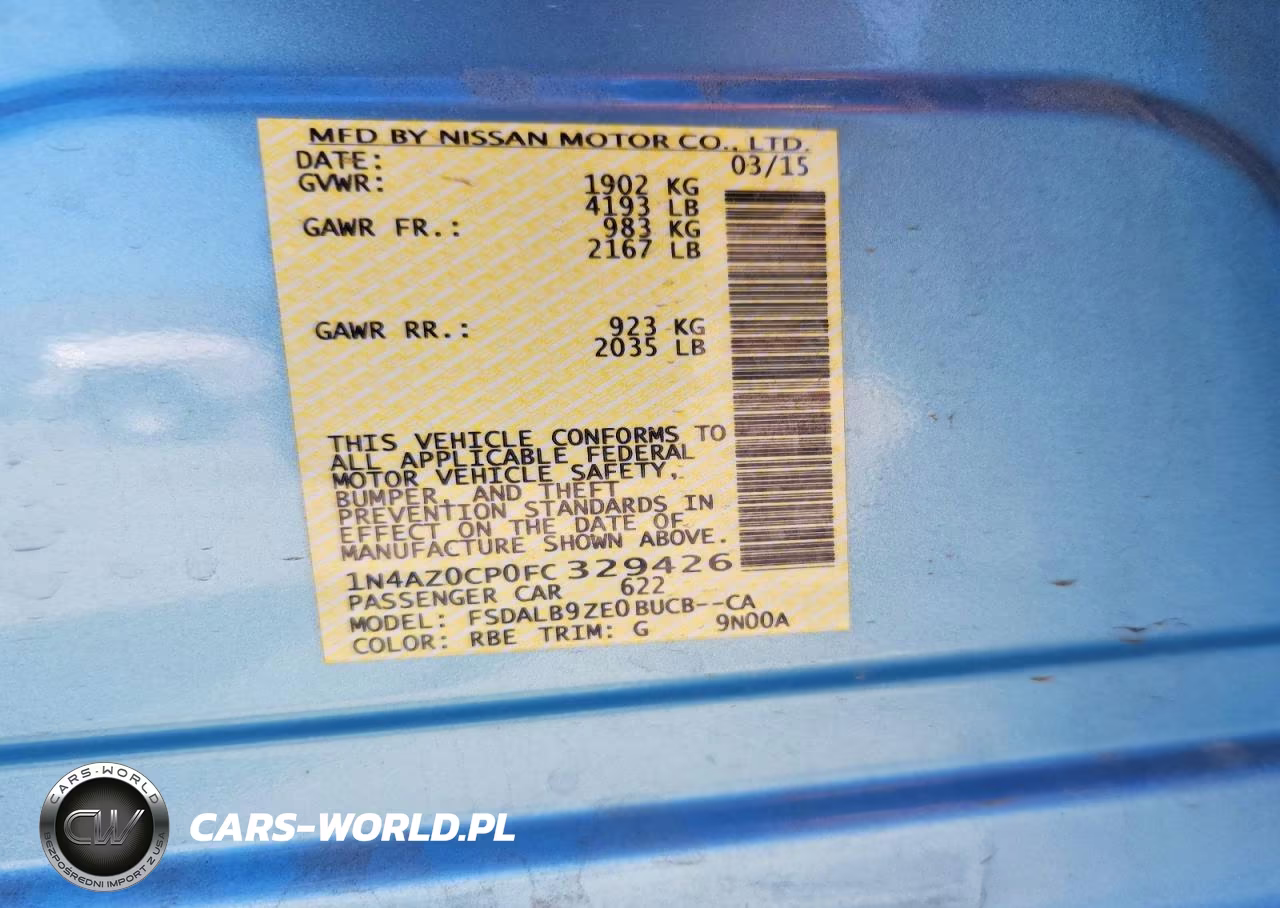 2015 Nissan Leaf S VIN:1N4AZ0CP0FC329426 - 13