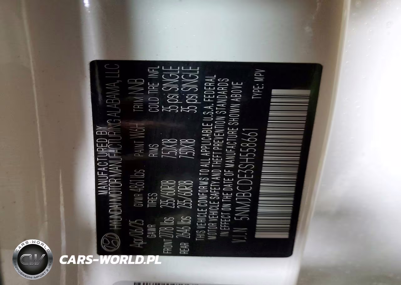 2025 Hyundai Tucson Sel VIN:5NMJBCDE3SH558661 - 14
