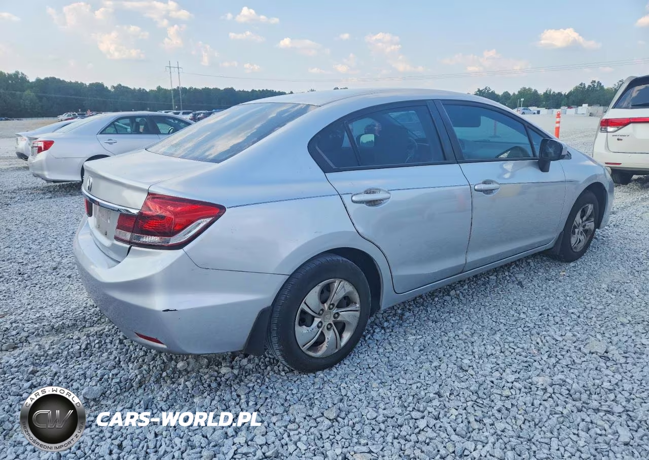 2014 Honda Civic Lx VIN:2HGFB2F52EH503519 - 3