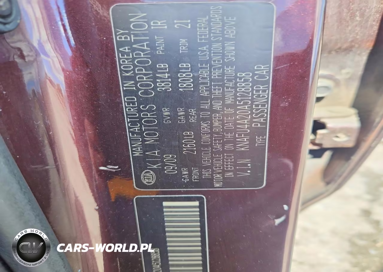 2010 Kia Forte Ex VIN:KNAFU4A20A5128858 - 12