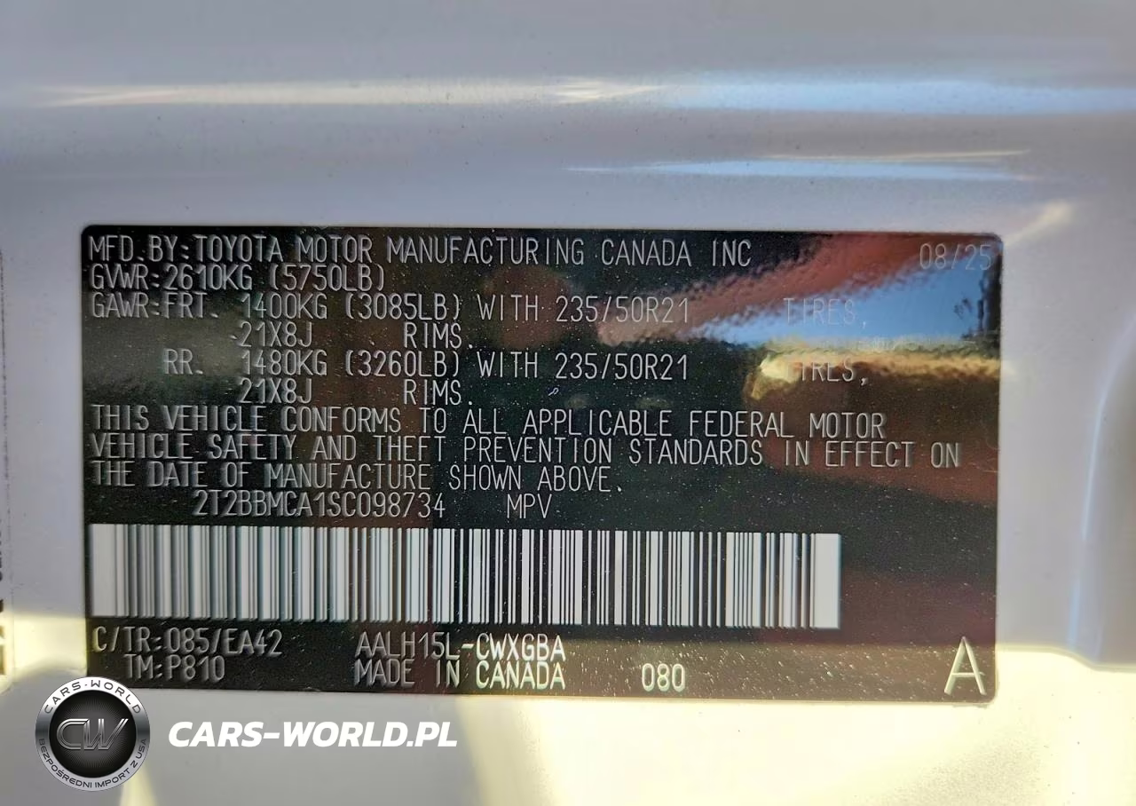 2025 Lexus Rx 350H Premium VIN:2T2BBMCA1SC098734 - 13