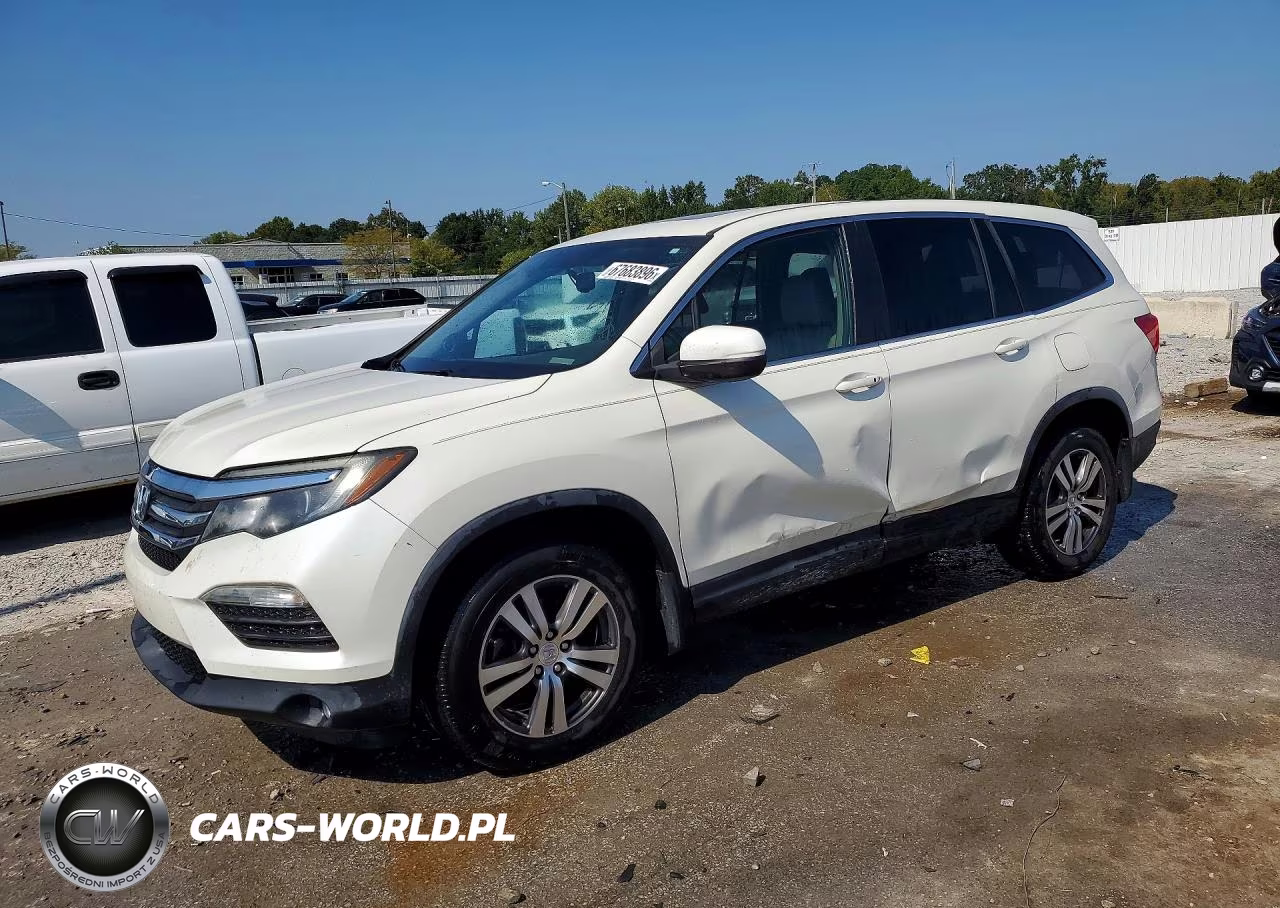 2016 Honda Pilot Exl VIN:5FNYF6H80GB032361 - 1
