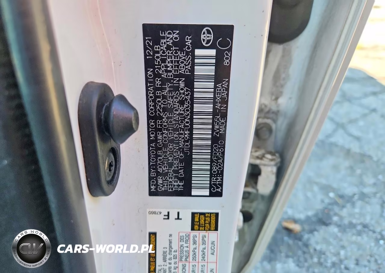 2022 Toyota Prius Le Awd-E VIN:JTDL9MFU0N3035437 - 12