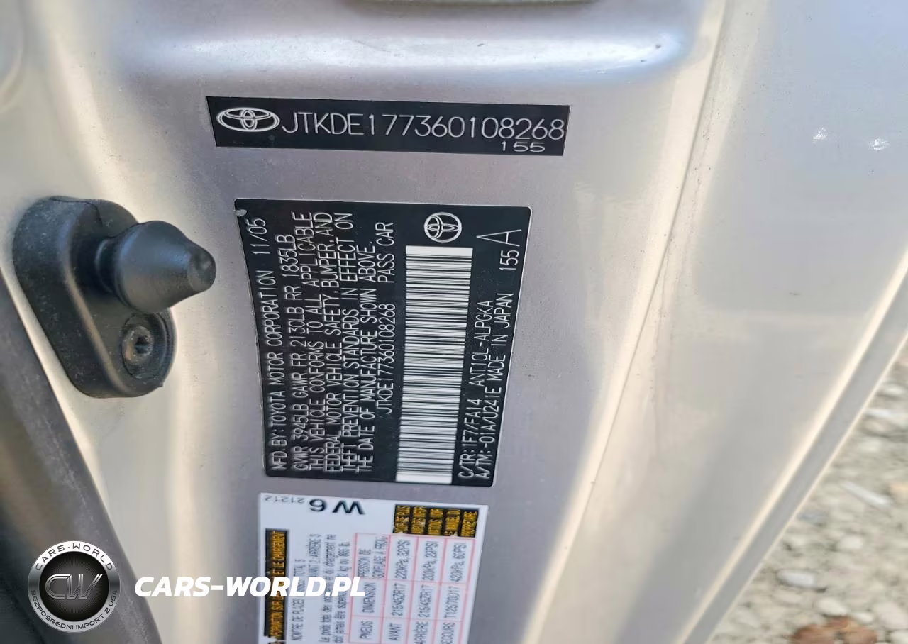 2006 Scion Tc Base VIN:JTKDE177360108268 - 13