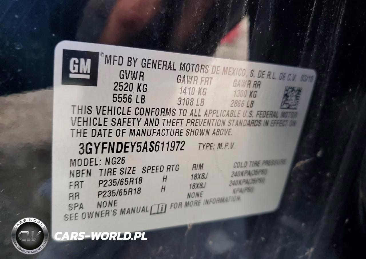 2010 Cadillac Srx Luxury Collection VIN:3GYFNDEY5AS611972 - 13