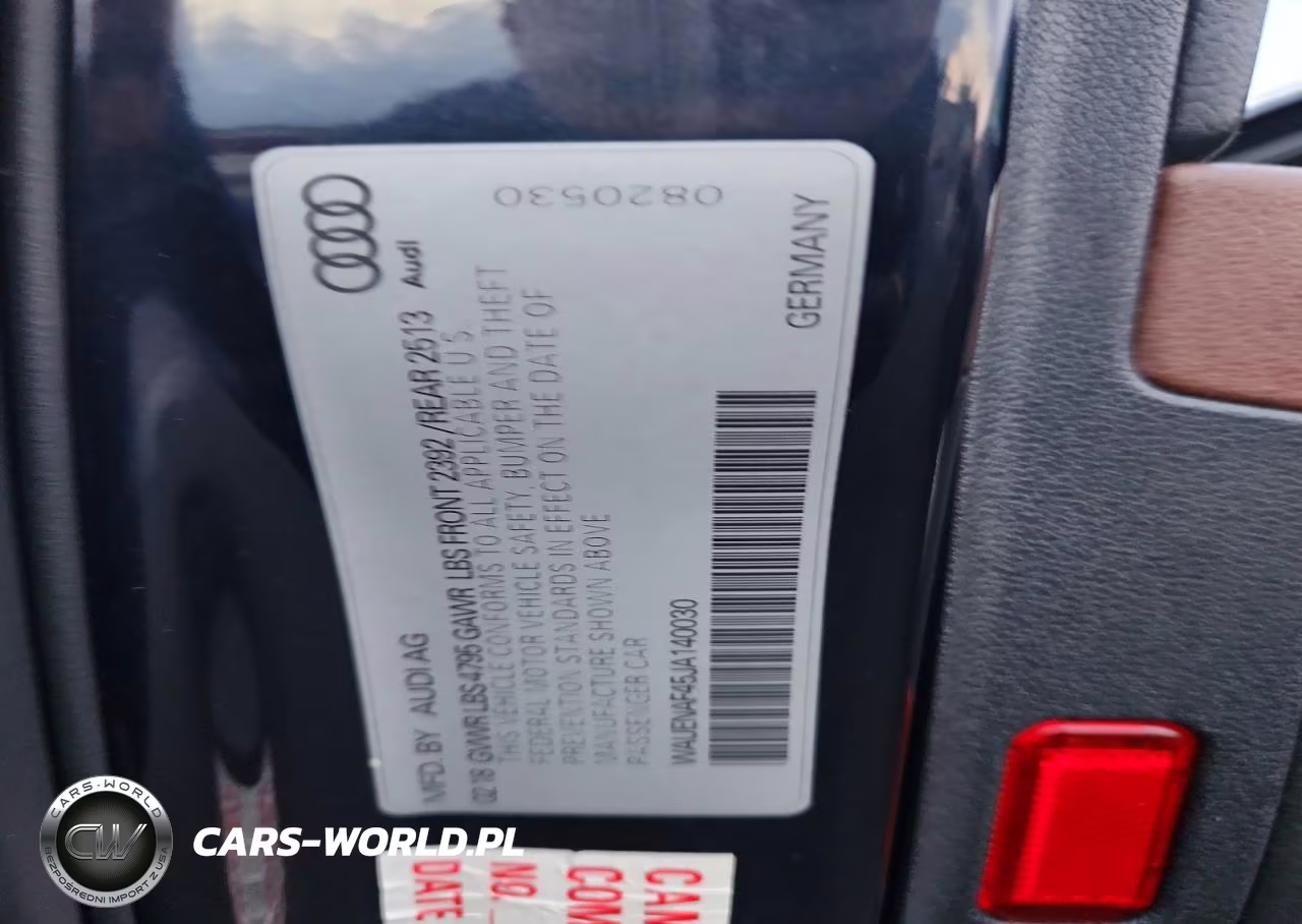 2018 Audi A4 Premium Plus VIN:WAUENAF45JA140030 - 12
