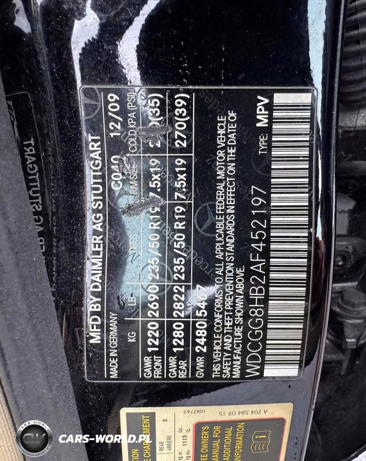2010 Mercedes-Benz Glk 350 4Matic VIN:WDCGG8HB2AF452197 - 11