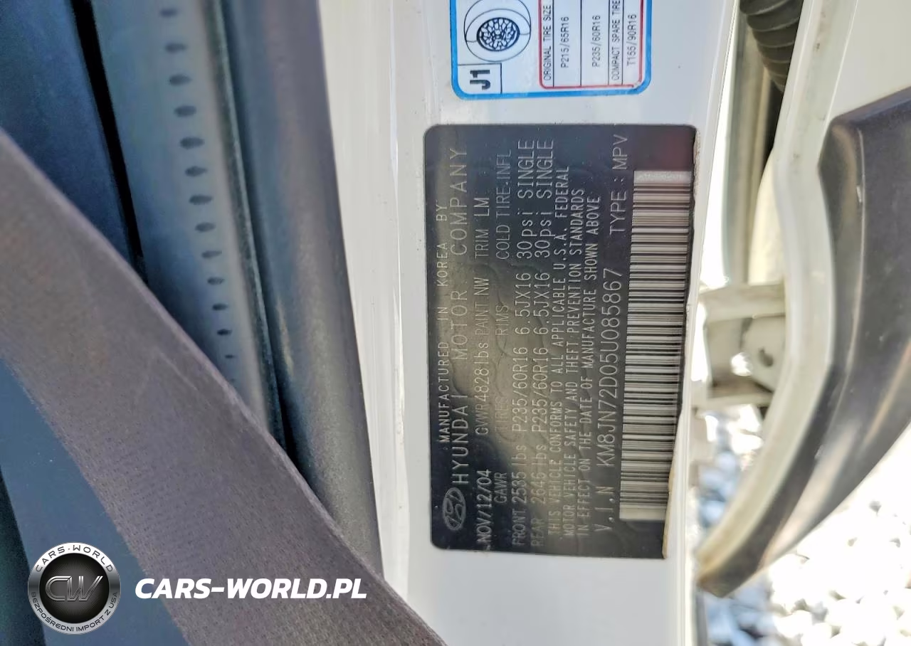 2005 Hyundai Tucson Gls VIN:KM8JN72D05U085867 - 14