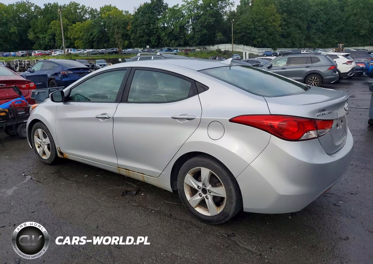 2012 Hyundai Elantra Gls VIN:KMHDH4AE6CU375606 - 2