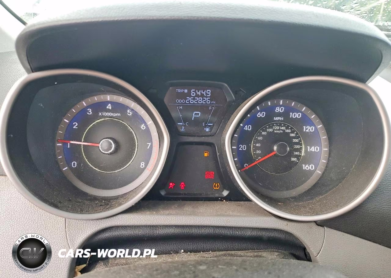 2012 Hyundai Elantra Gls VIN:KMHDH4AE6CU375606 - 9