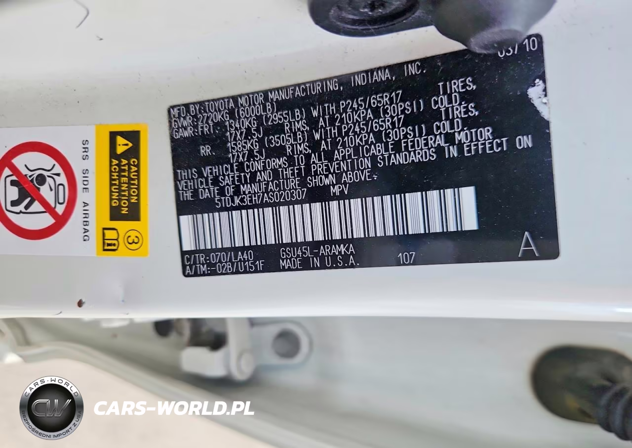 2010 Toyota Highlander Medium VIN:5TDJK3EH7AS020307 - 13