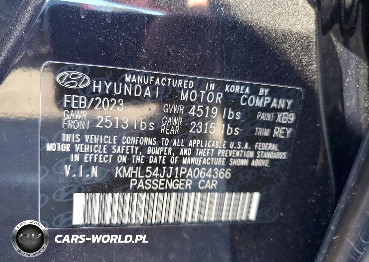 2023 Hyundai Sonata Hybrid Limited VIN:KMHL54JJ1PA064366 - 12
