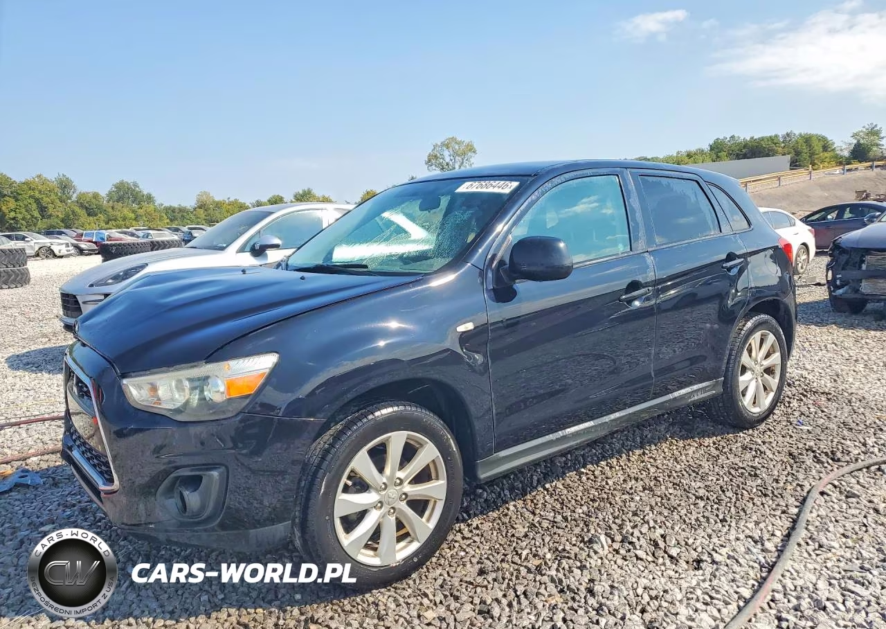 2015 Mitsubishi Outlander Sport Es VIN:4A4AP3AU7FE020592 - 1