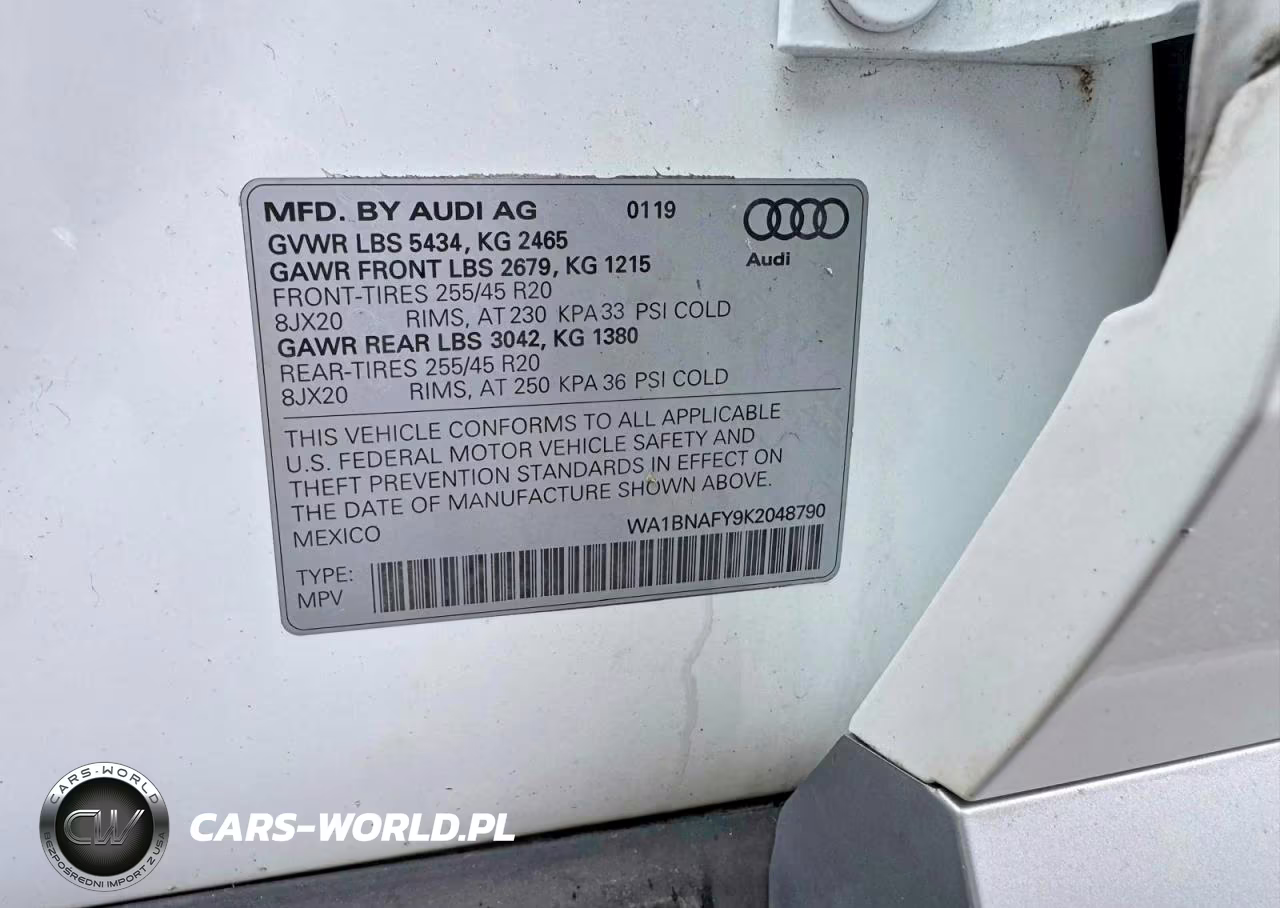 2019 Audi Q5 Premium Plus VIN:WA1BNAFY9K2048790 - 13