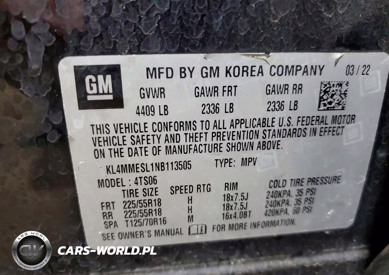 2022 Buick Encore Gx Select VIN:KL4MMESL1NB113505 - 14