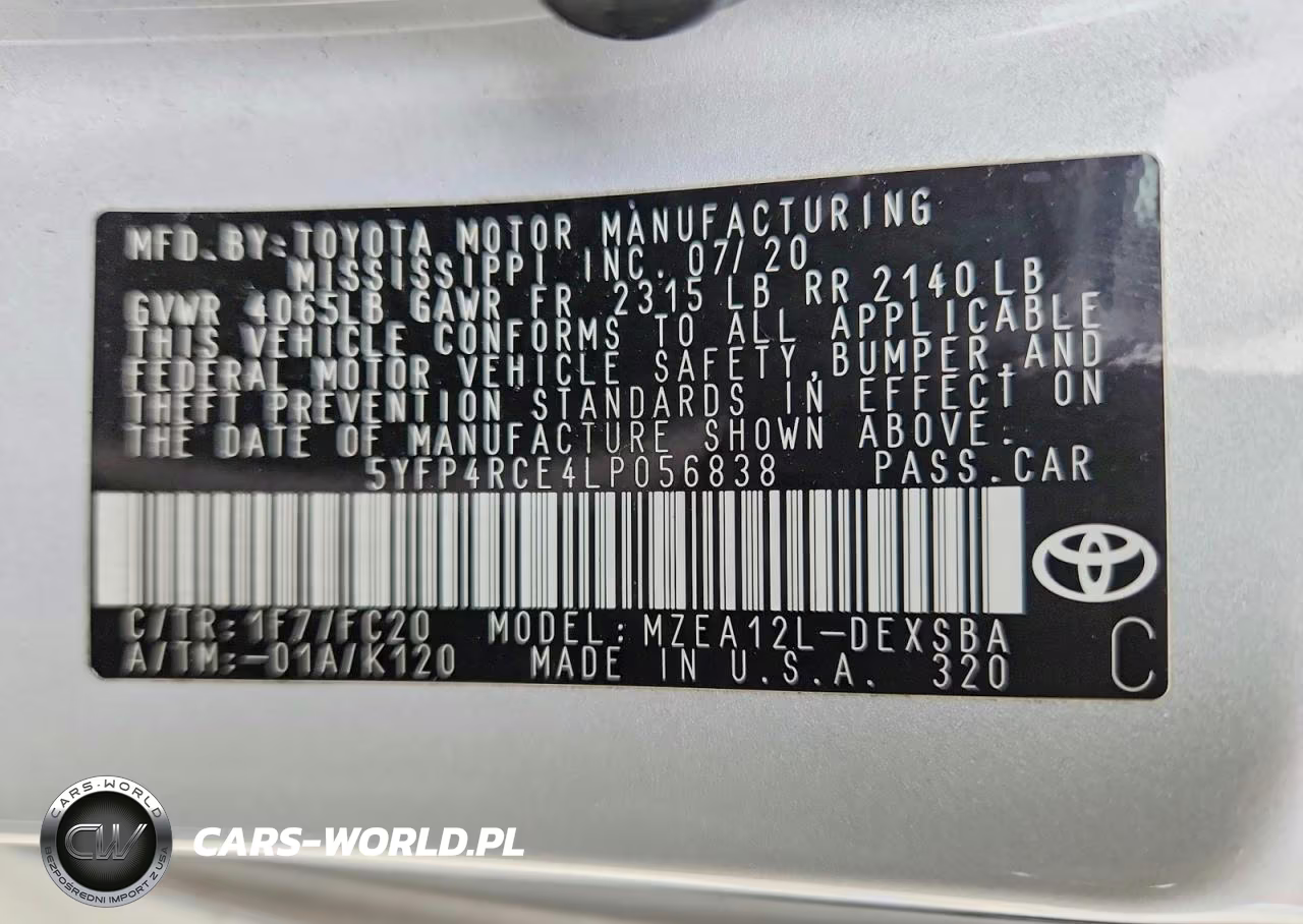 2020 Toyota Corolla Se VIN:5YFP4RCE4LP056838 - 12