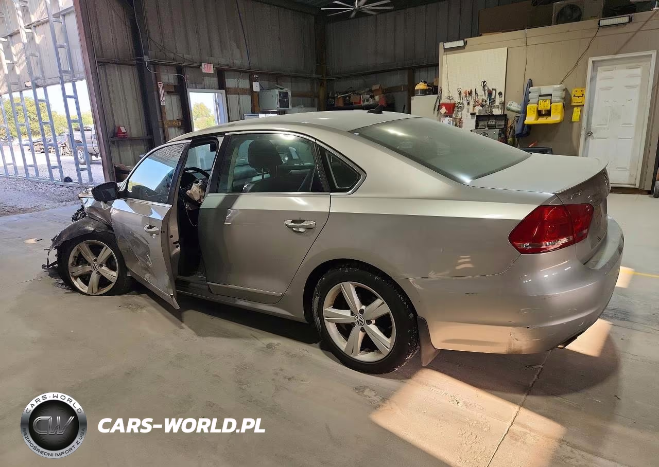 2013 Volkswagen Passat Se VIN:1VWBP7A31DC057119 - 2