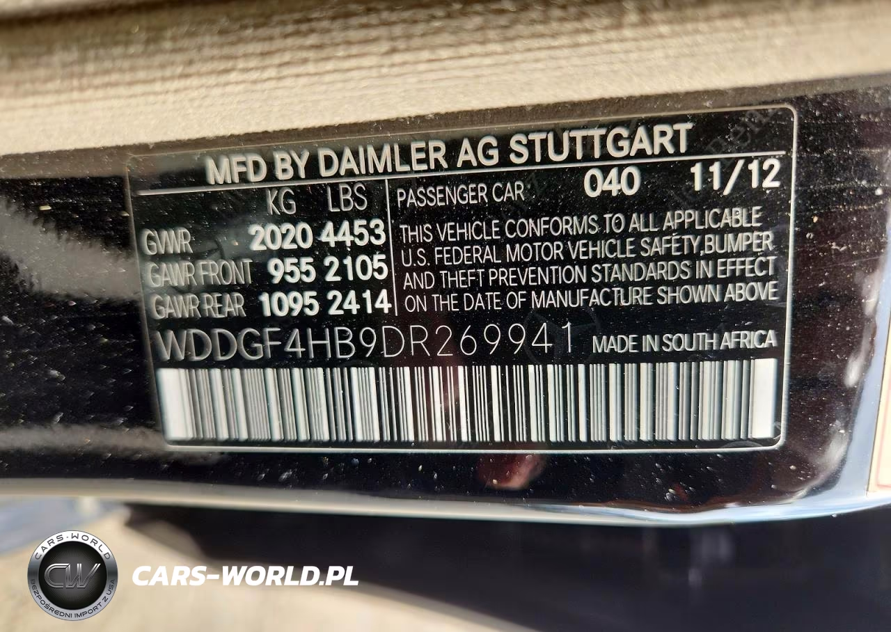 2013 Mercedes-Benz C 250 VIN:SDDGF4HB9DR269941 - 12