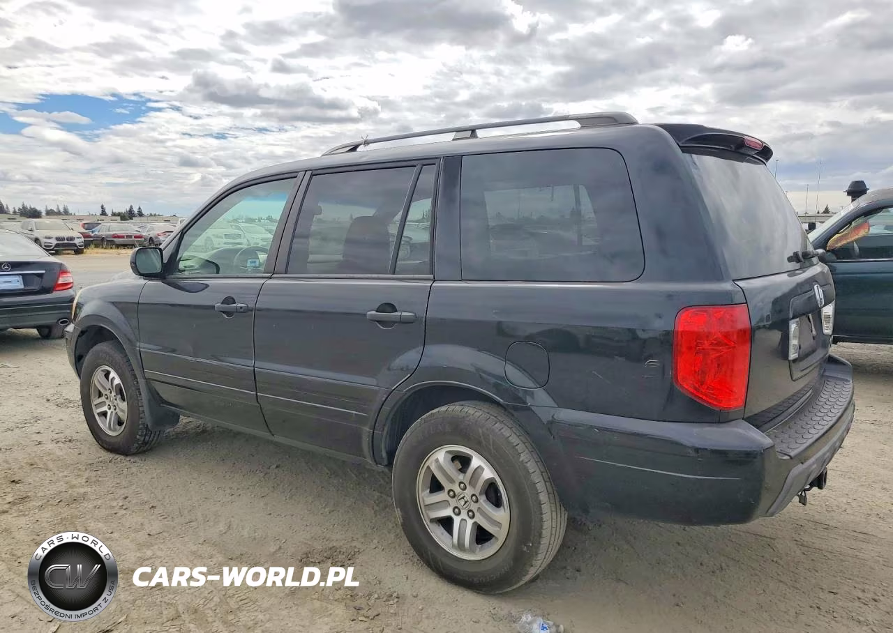 2005 Honda Pilot Exl VIN:2HKYF18515H554150 - 2