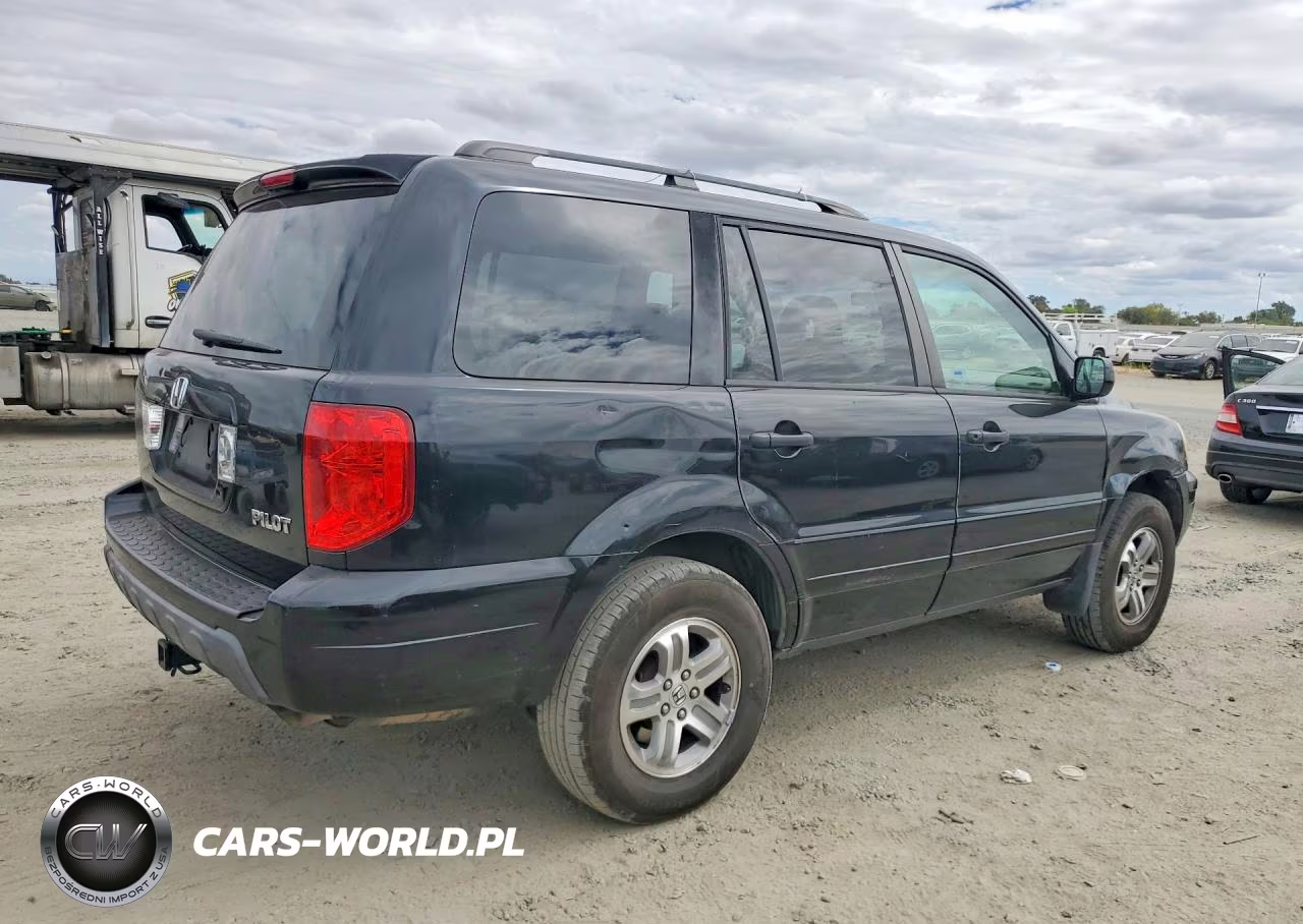 2005 Honda Pilot Exl VIN:2HKYF18515H554150 - 3