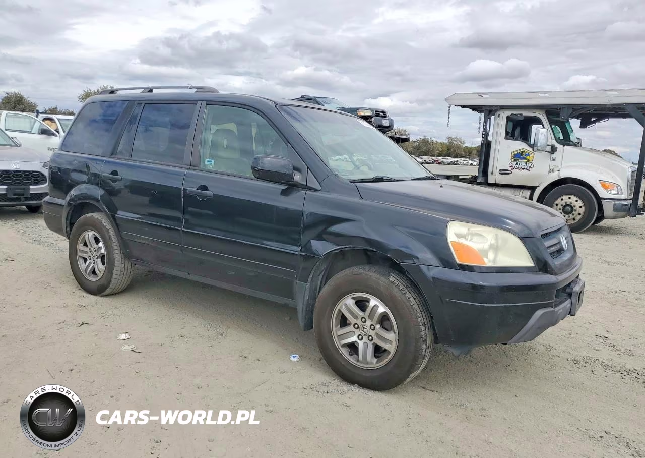 2005 Honda Pilot Exl VIN:2HKYF18515H554150 - 4