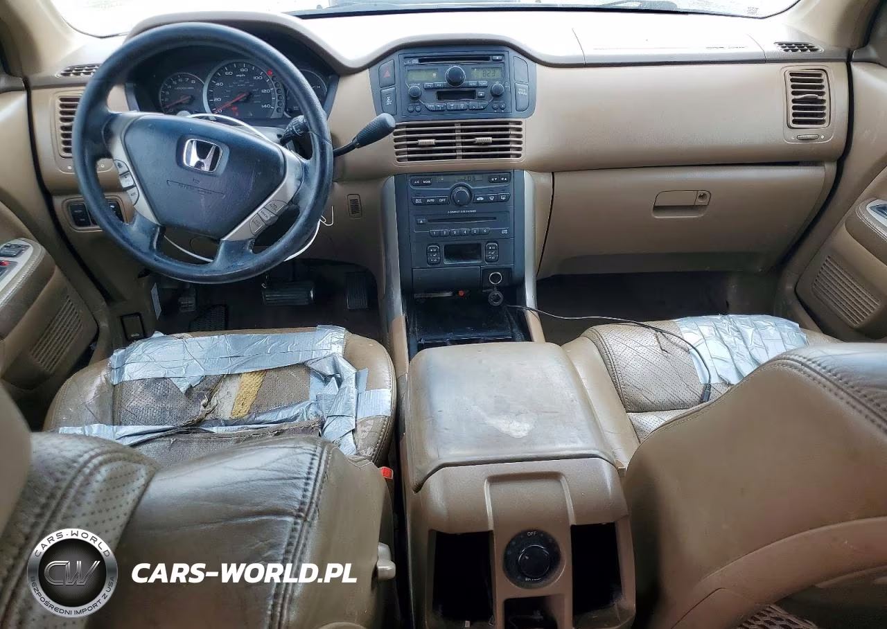 2005 Honda Pilot Exl VIN:2HKYF18515H554150 - 8