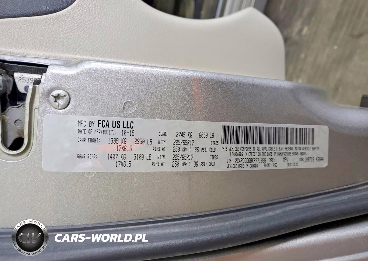 2019 Dodge Grand Caravan Sxt VIN:2C4RDGCG8KR771098 - 13