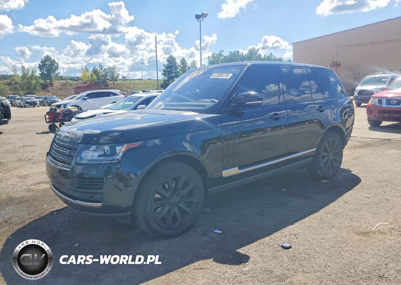 2017 Land Rover Range Rover Hse VIN:SALGS2FV9HA377500 - 1