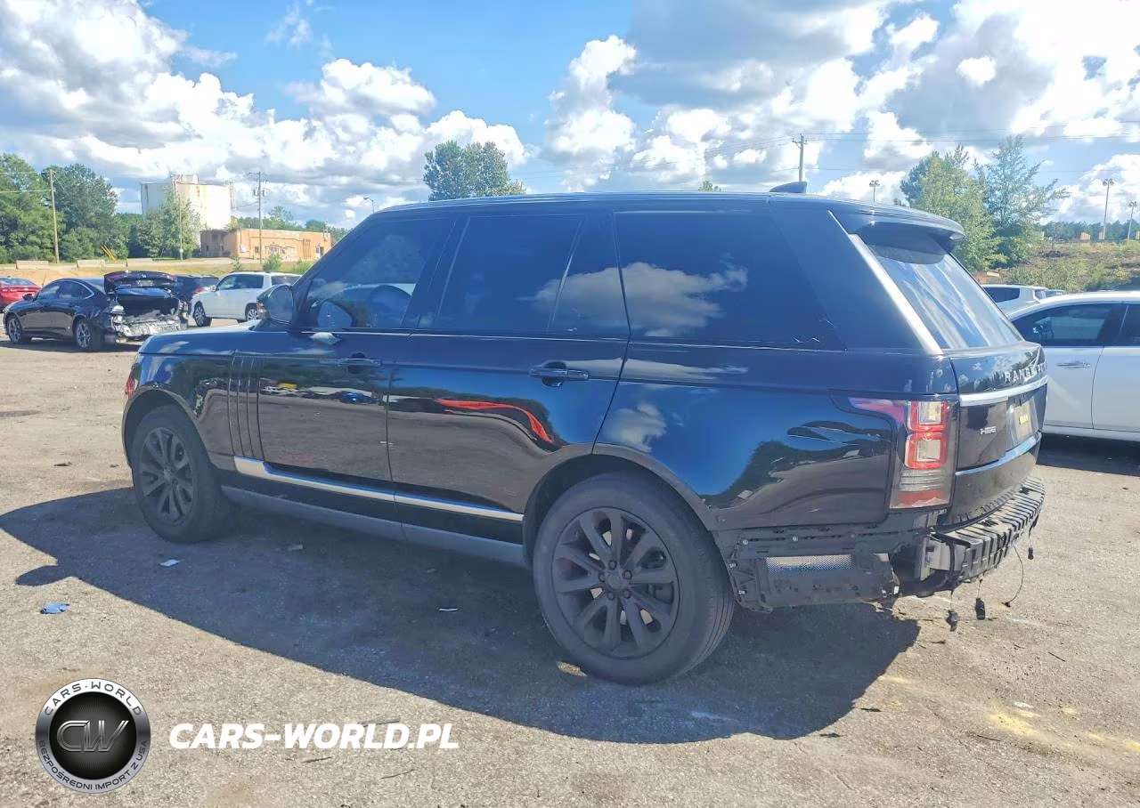 2017 Land Rover Range Rover Hse VIN:SALGS2FV9HA377500 - 2