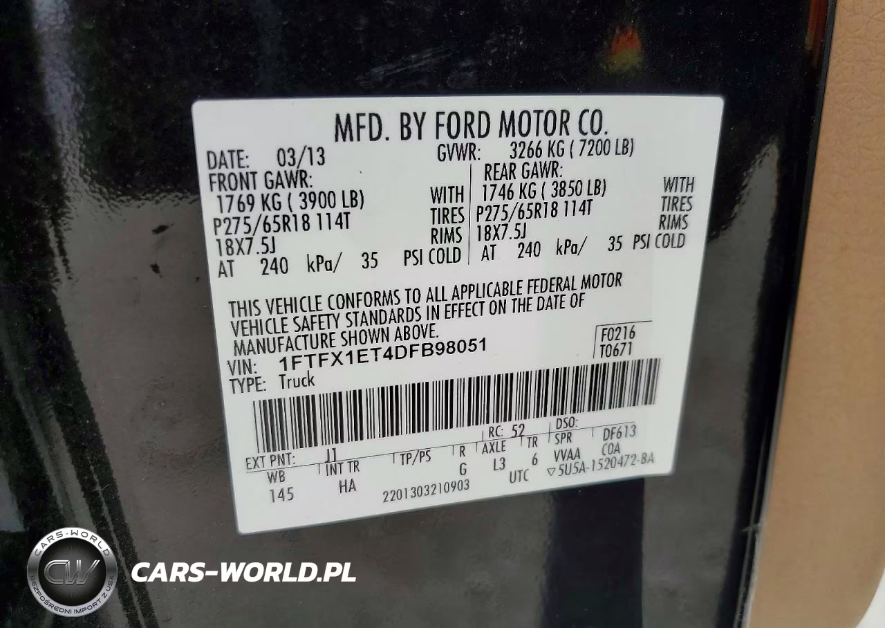 2013 Ford F150 Super Cab VIN:1FTFX1ET4DFB98051 - 12