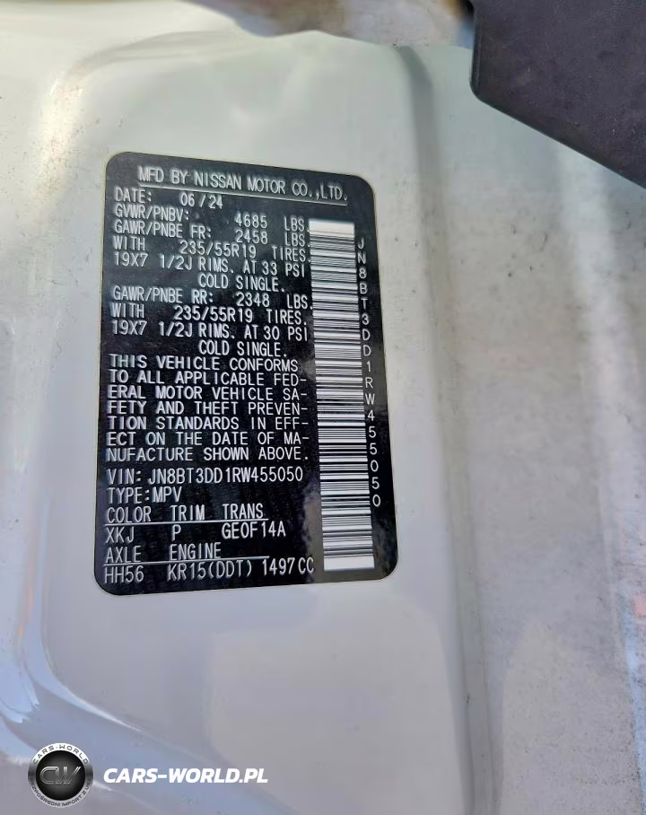 2024 Nissan Rogue Platinum VIN:JN8BT3DD1RW455050 - 13