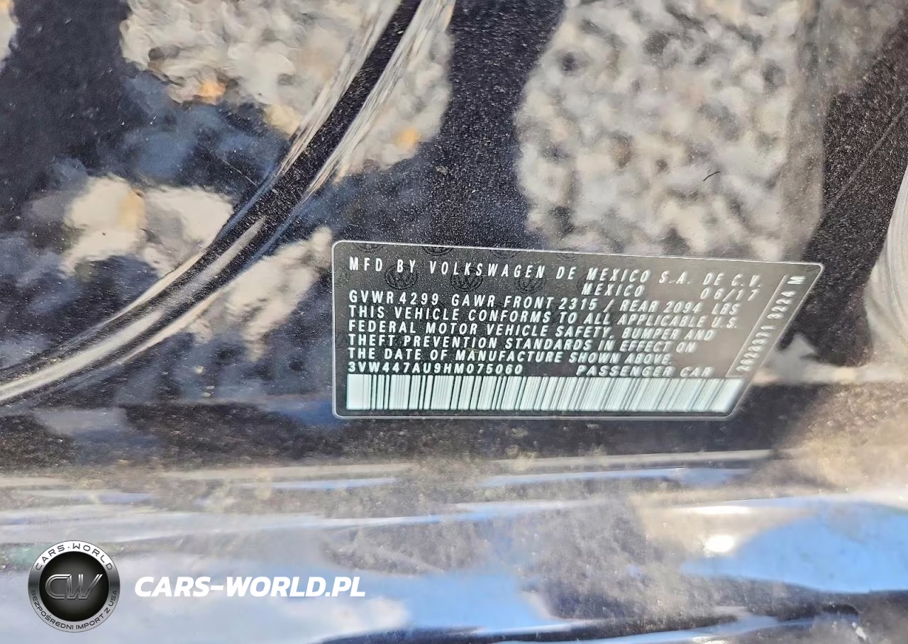 2017 Volkswagen Gti S-Se VIN:3VW447AU9HM075060 - 12