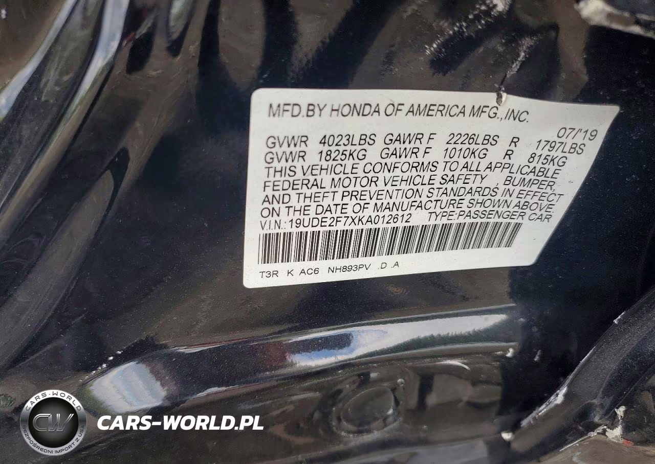2019 Acura Ilx Premium VIN:19UDE2F7XKA012612 - 13