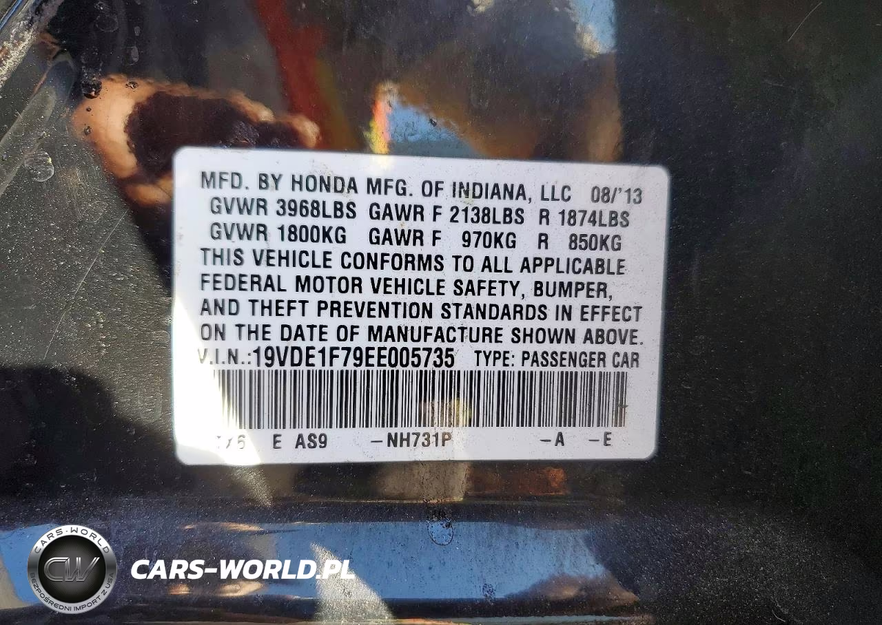 2014 Acura Ilx 20 Tech VIN:19VDE1F79EE005735 - 12