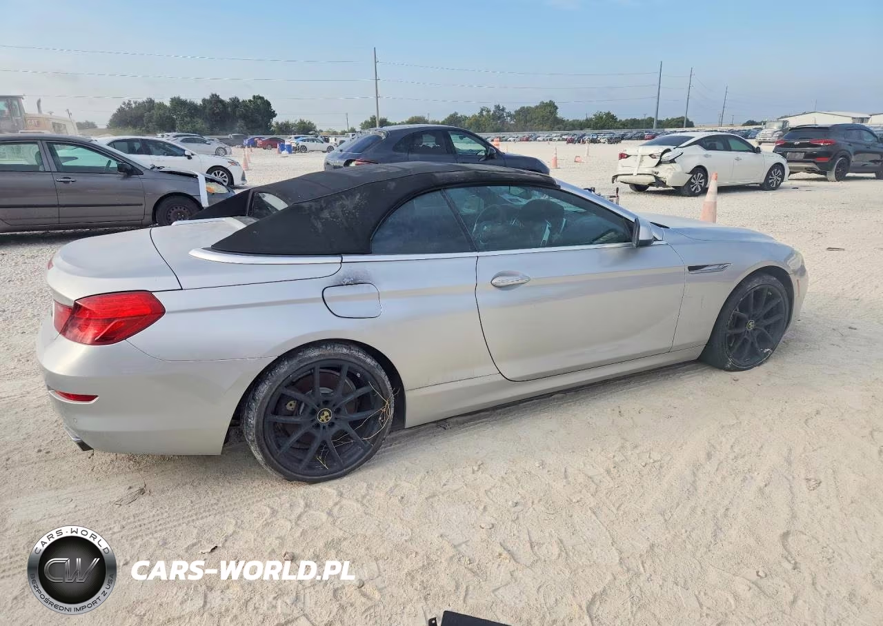 2012 BMW 650 I VIN:WBALZ3C59CDL72393 - 3