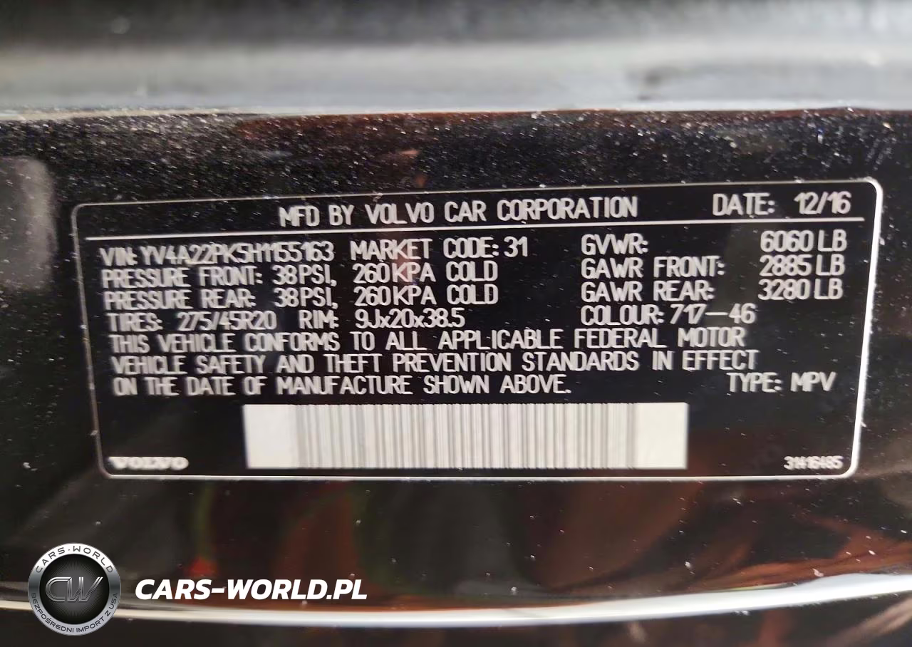 2017 Volvo Xc90 T6 VIN:YV4A22PK5H1155163 - 13