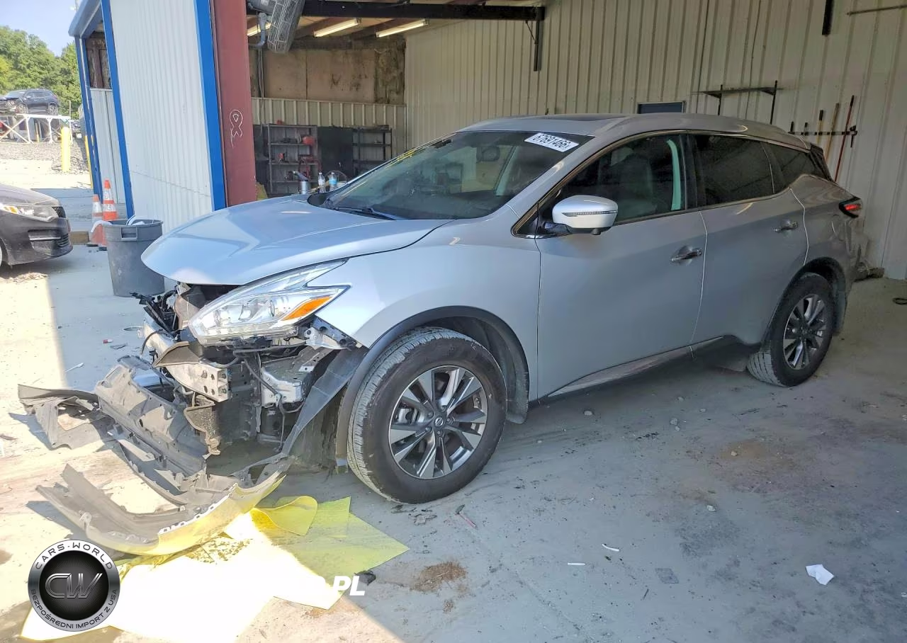2016 Nissan Murano Sl VIN:5N1AZ2MH7GN125656 - 1