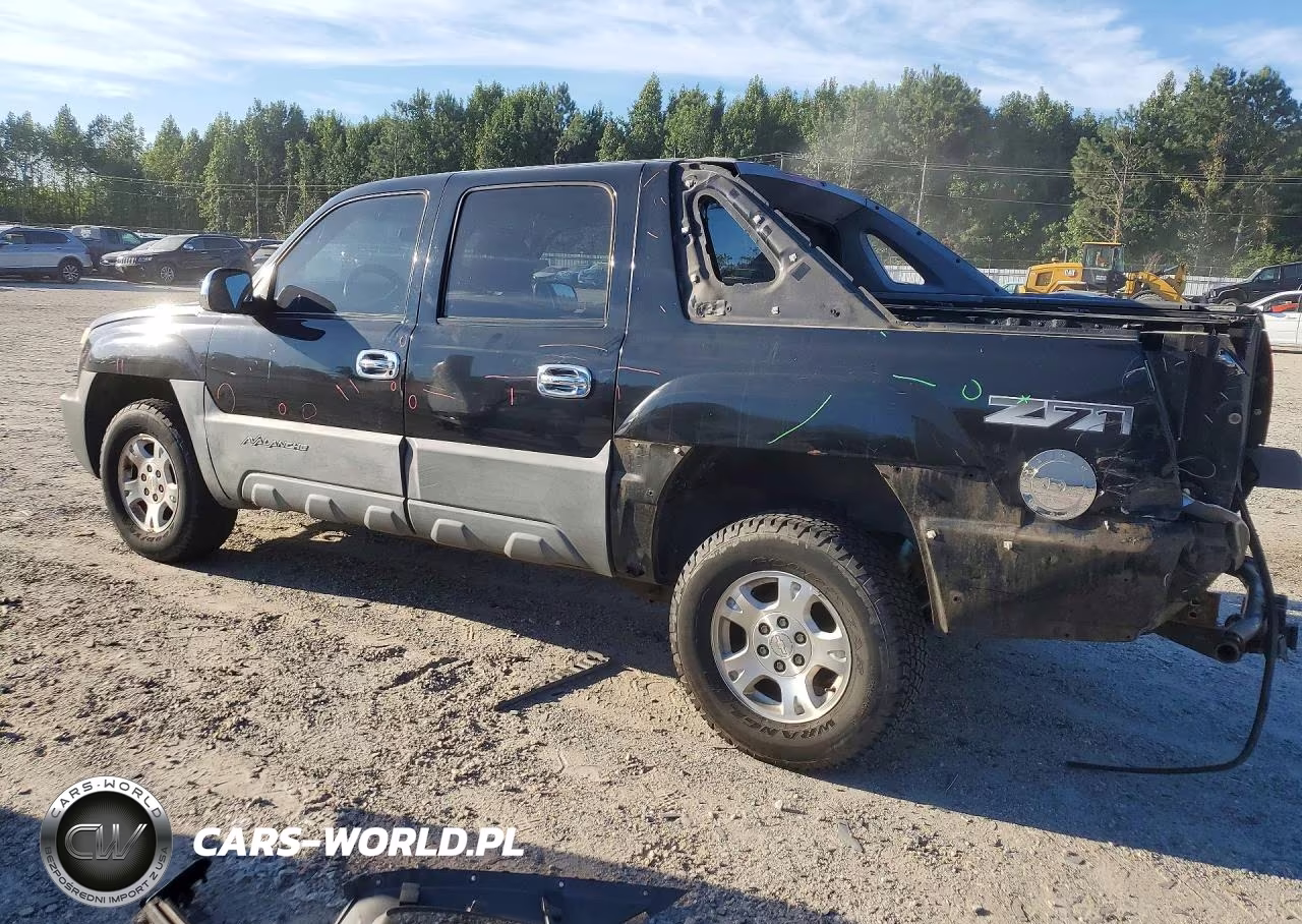 2002 Chevrolet Avalanche K1500 VIN:3GNEK13T12G186245 - 2