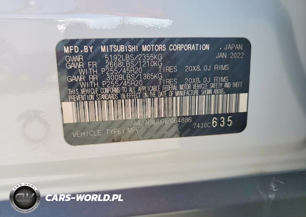 2022 Mitsubishi Outlander Se VIN:JA4J4UA8XNZ064886 - 12