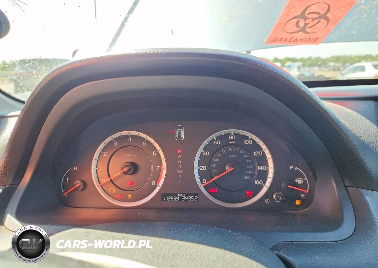 2012 Honda Accord Exl VIN:1HGCP3F86CA022222 - 9