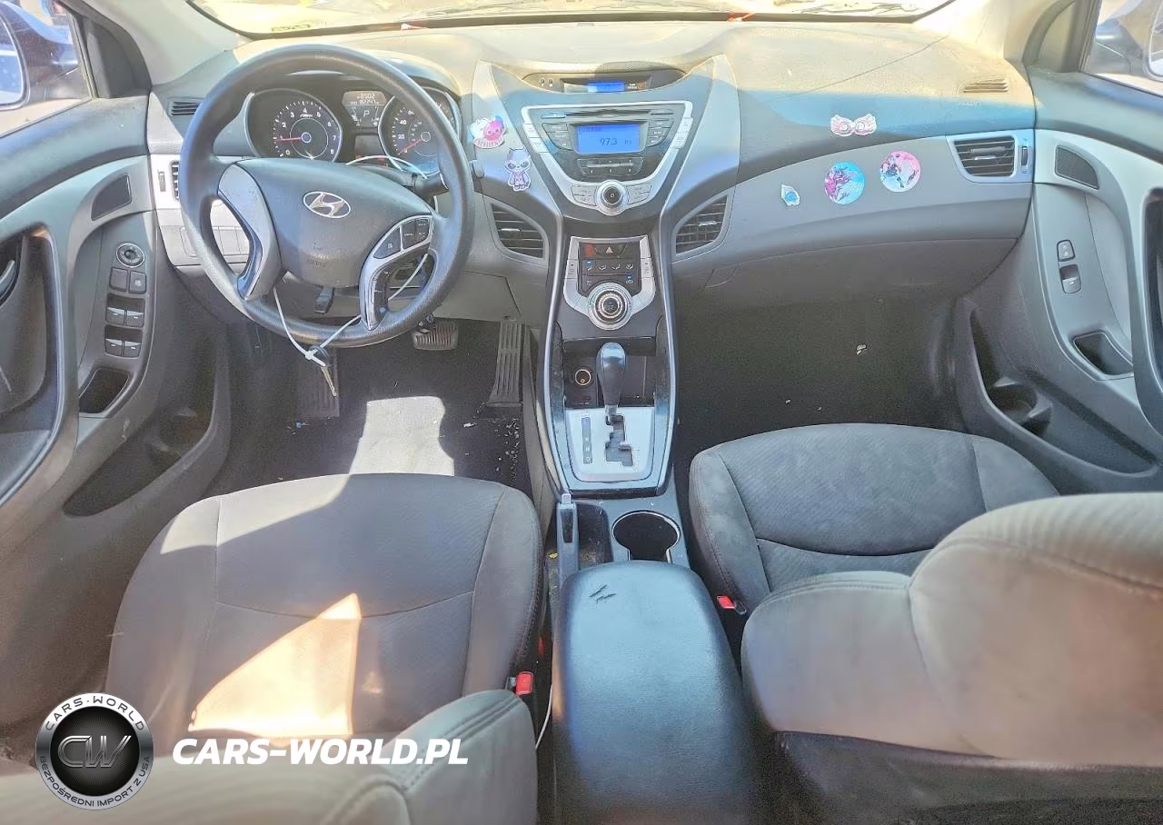 2012 Hyundai Elantra Gls VIN:5NPDH4AE6CH067477 - 8