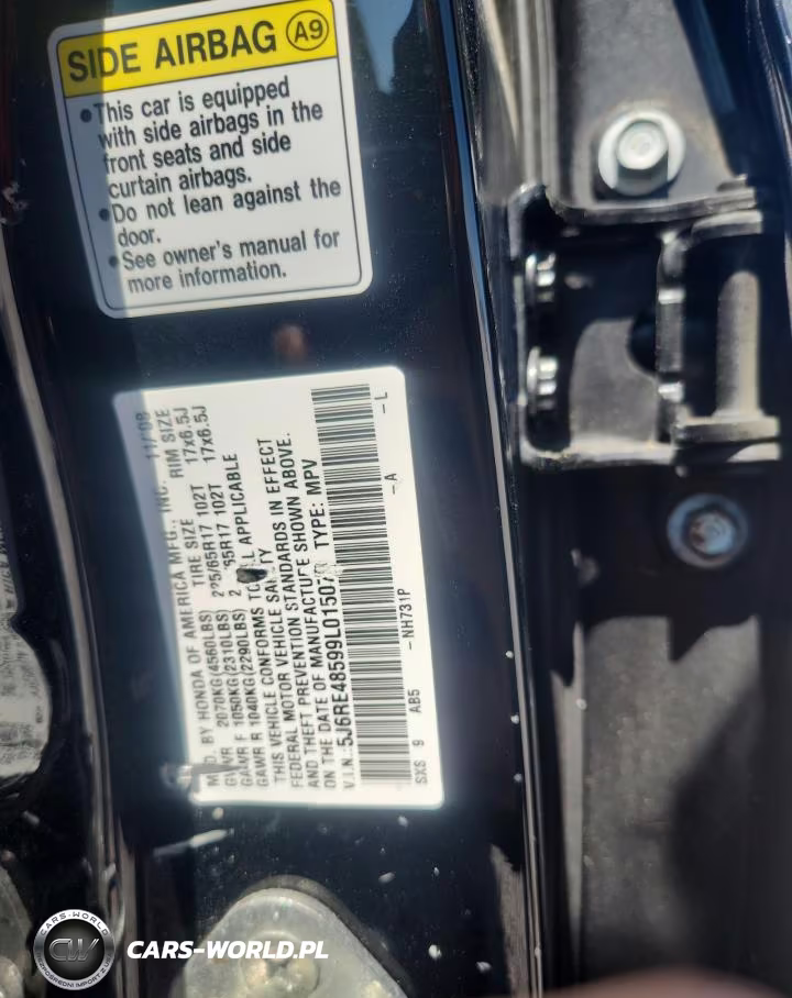 2009 Honda Cr-V Ex VIN:5J6RE48599L015070 - 13