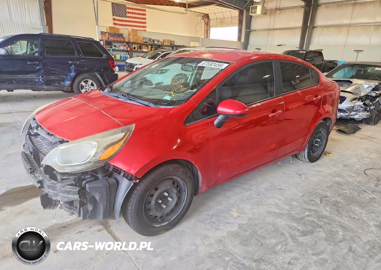 2014 Kia Rio Lx VIN:KNADM4A36E6352751 - 1