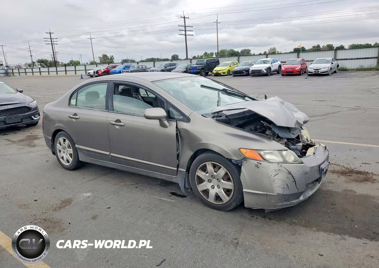 2007 Honda Civic Lx VIN:1HGFA16507L037401 - 4