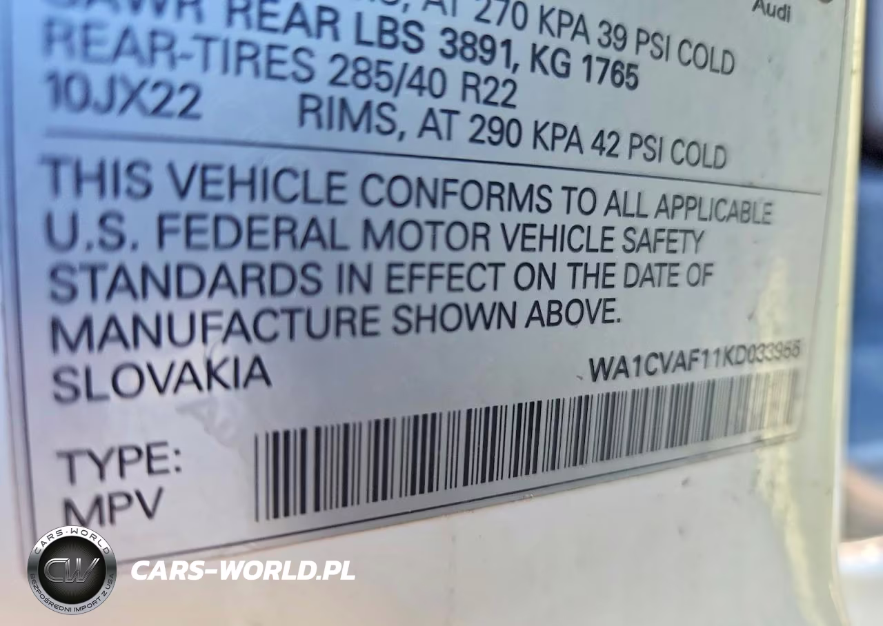 2019 Audi Q8 Prestige VIN:WA1CVAF11KD033955 - 13