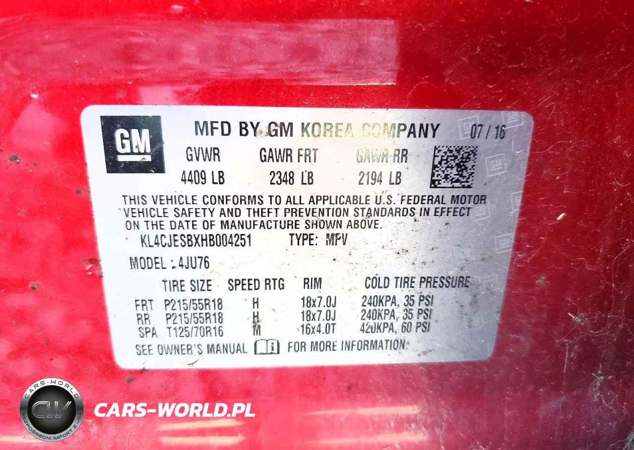 2017 Buick Encore Preferred VIN:KL4CJESBXHB004251 - 12