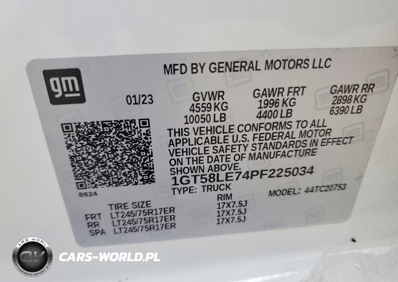 2023 GMC Sierra C2500 Heavy Duty VIN:1GT58LE74PF225034 - 12